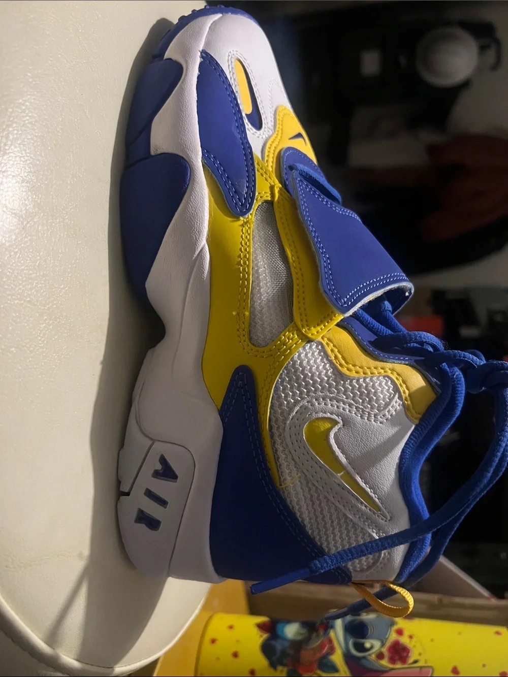 Nike Blue, Yellow & White Kids' Sneakers